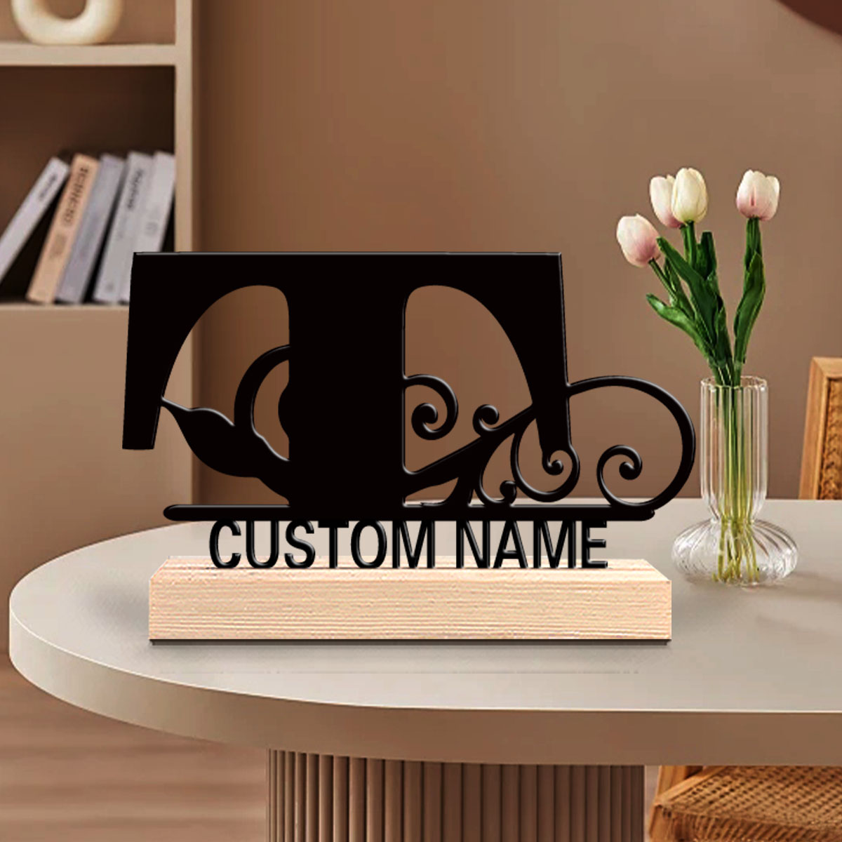 Art Craft Letter T - 1 шт. Креативная металлическая статуэтка с