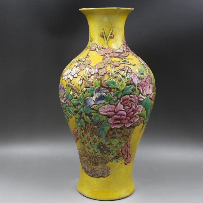Art Craft Vase - Антикварная фарфоровая ваза с династией Цин,