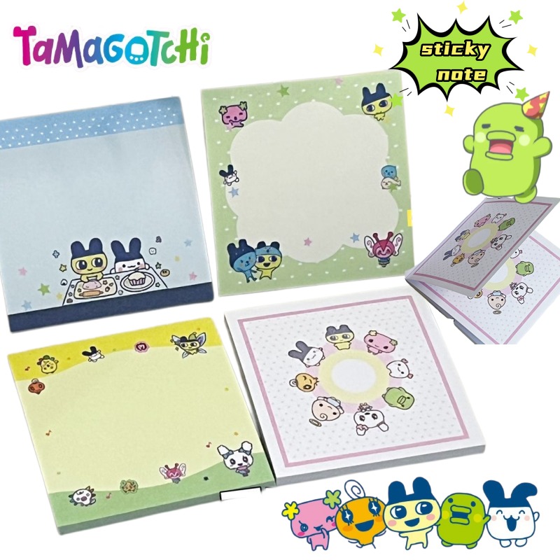 Origami Paper Set - Набор из 4 штук: блокноты-стикеры Tamagotchi
