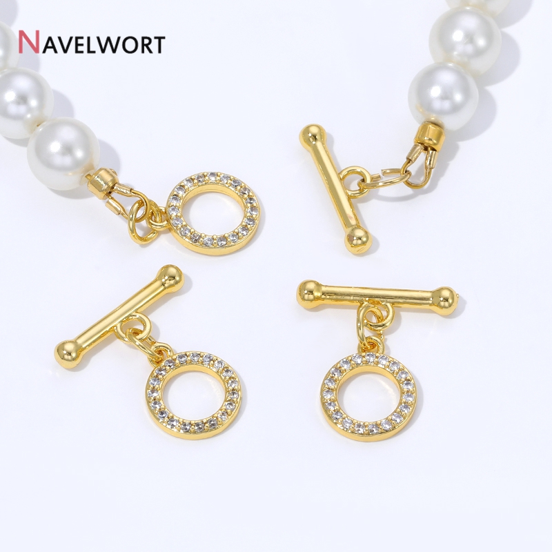 Art Craft Making - Застежки-тогглы из латуни с позолотой 18K