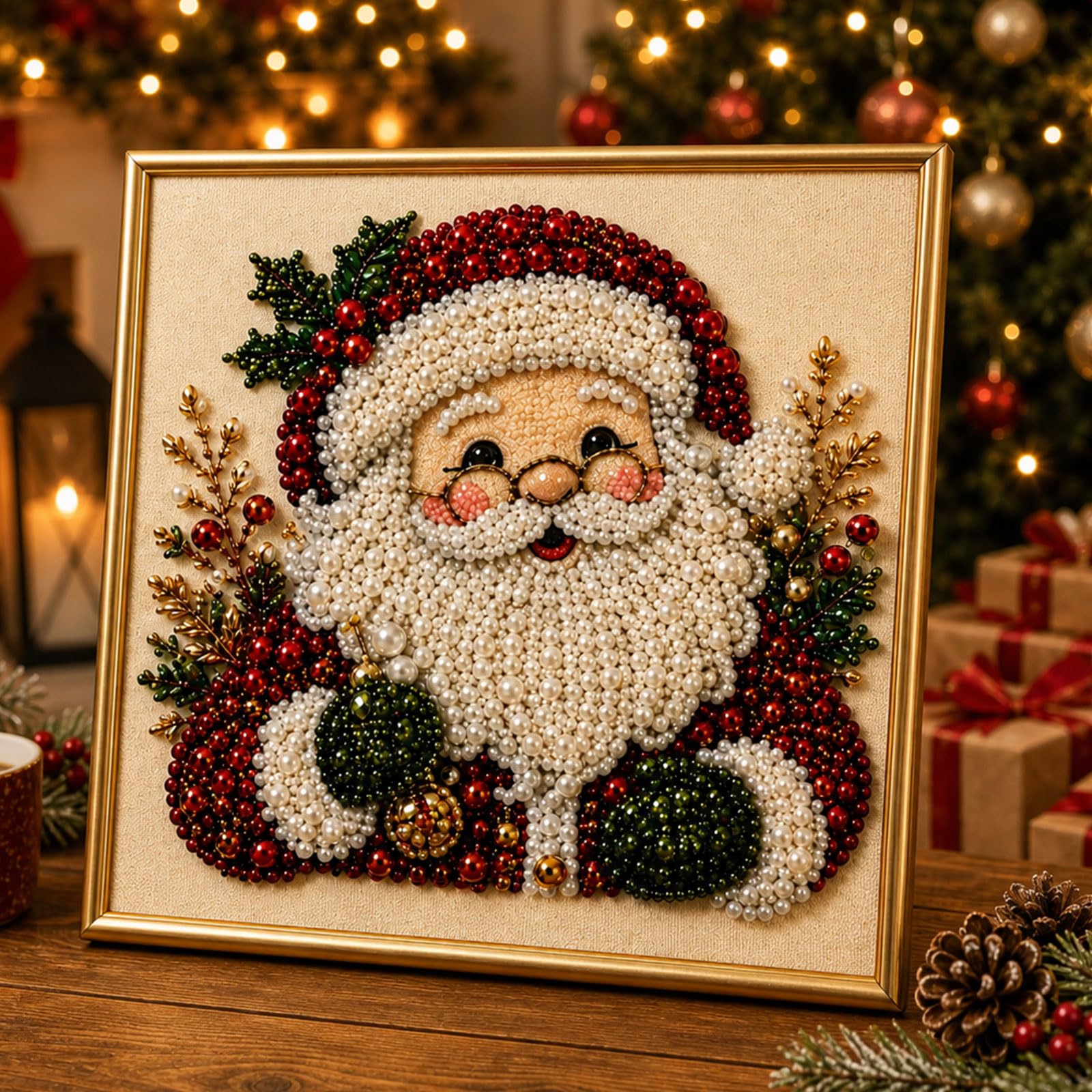 Art Craft Glasses Frames - Набор для создания рождественской алмазной мозаики