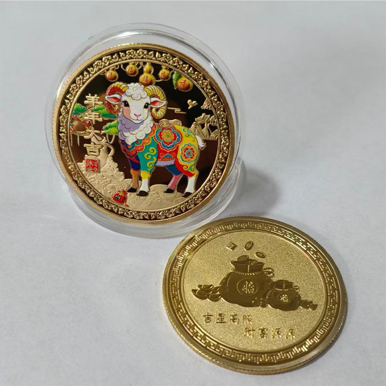 Сувенирная монета «Год Козы» 2 – обзор и цена Art Craft Easter