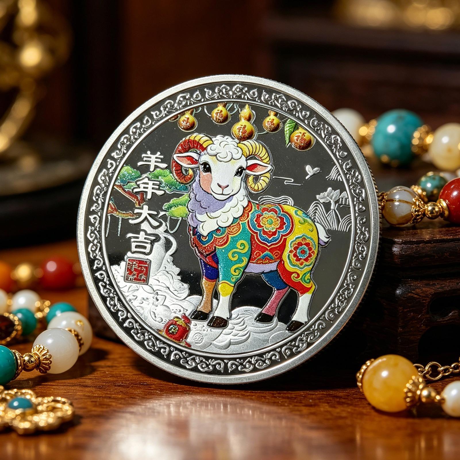 Сувенирная монета «Год Козы» 2 – обзор и цена Art Craft Easter