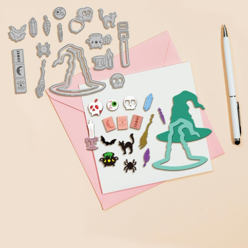 Штампы для резки шляпы ведьмы  – обзор и цена Art Craft Activity