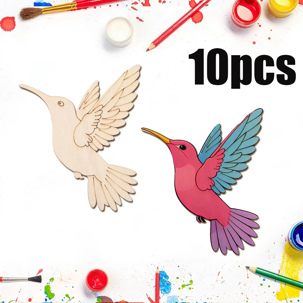 10 шт. неокрашенных деревянных – обзор и цена Art Craft Us