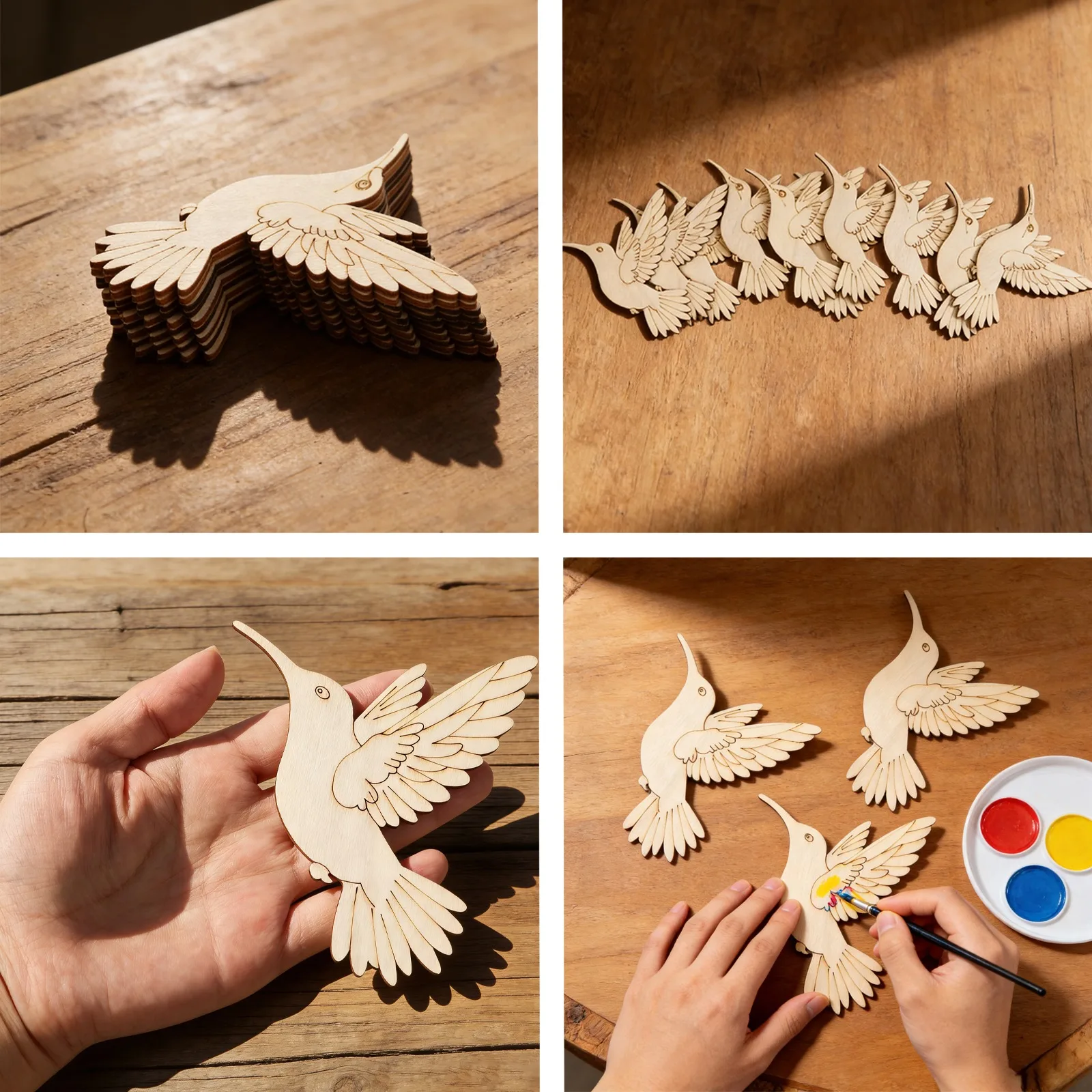 10 шт. неокрашенных деревянных – обзор и цена Art Craft Us